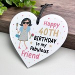 40th Birthday Gift For Fabulous Friend Best Friend Gift For 40th