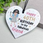 40th Birthday Gift For Fabulous Friend Best Friend Gift For 40th