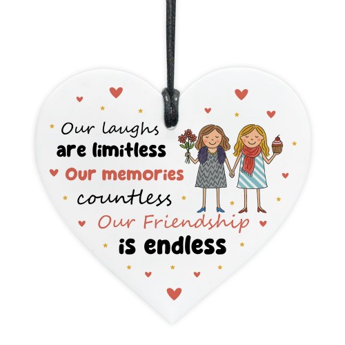 Friendship Plaque Gift For Birthday Acrylic Heart Plaque Friendship Plaque Gift For Birthday Acrylic Heart Plaque