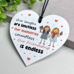 Friendship Plaque Gift For Birthday Acrylic Heart Plaque Friendship Plaque Gift For Birthday Acrylic Heart Plaque
