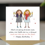 Funny Card For Best Friend Birthday With Kraft Envelope Birthday