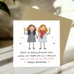 Funny Card For Best Friend Birthday With Kraft Envelope Birthday
