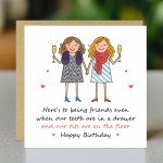 Funny Card For Best Friend Birthday With Kraft Envelope Birthday
