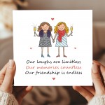 Cute Card For Best Friend Birthday With Kraft Envelope Bestie