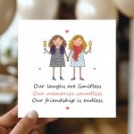 Cute Card For Best Friend Birthday With Kraft Envelope Bestie