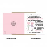 Novelty Card For Best Friend Birthday With Kraft Envelope