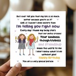 Card For Best Friend Birthday With Kraft Envelope Birthday Card