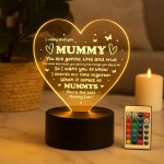 Gift For Best Mummy Ever LED Heart Sign Thank You Gift For Mummy