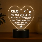 Gift For Daddy New Daddy From Daughter Son Baby LED Sign Gift For Daddy New Daddy From Daughter Son Baby LED Sign