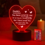 Gift For Daddy New Daddy From Daughter Son Baby LED Sign Gift For Daddy New Daddy From Daughter Son Baby LED Sign