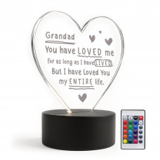Gift For Grandad From Granddaughter Grandon Baby LED Sign