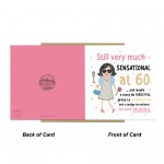 60th Birthday Card For Friend Mum Nan Auntie SENSATIONAL AT 60