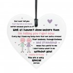 Happy Birthday Gift For Best Friend Heart Plaque Friendship Sign Happy Birthday Gift For Best Friend Heart Plaque Friendship Sign