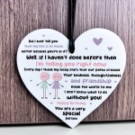 Happy Birthday Gift For Best Friend Heart Plaque Friendship Sign Happy Birthday Gift For Best Friend Heart Plaque Friendship Sign