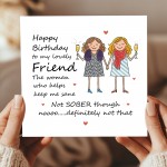 Happy Birthday Card For Lovely Friend Funny Card For Friend