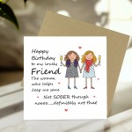 Happy Birthday Card For Lovely Friend Funny Card For Friend