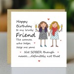 Happy Birthday Card For Lovely Friend Funny Card For Friend