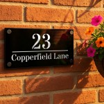 House Number Plaques House Numbers Door Laser Signs Personalised