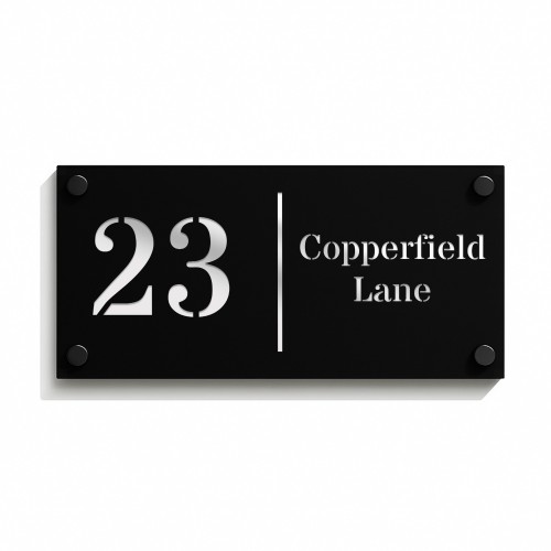 Number Signs Personalised House Plaque Street Address Door Sign 