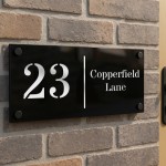 Number Signs Personalised House Plaque Street Address Door Sign 