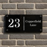 Number Signs Personalised House Plaque Street Address Door Sign 
