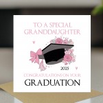 Personalised Graduation Card For Special Granddaughter