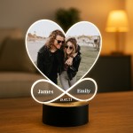 Couple Photo Frame Picture With LED Light Anniversary Birthday