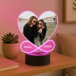 Couple Photo Frame Picture With LED Light Anniversary Birthday