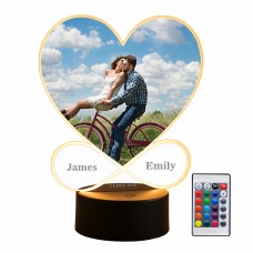  Personalised Photo Frame Picture With LED Light Photo Frame
