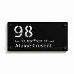 House Sign Door Number Personalised Plaques Name Number