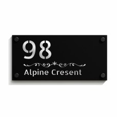 House Sign Door Number Personalised Plaques Name Number