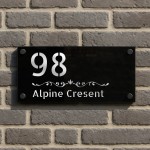 House Sign Door Number Personalised Plaques Name Number