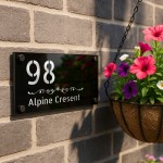 House Sign Door Number Personalised Plaques Name Number