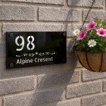 House Sign Door Number Personalised Plaques Name Number