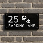 Personlised Door Sign Dog Themed House Number Plaques 3D Laser Personlised Door Sign Dog Themed House Number Plaques 3D Laser