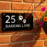 Personlised Door Sign Dog Themed House Number Plaques 3D Laser Personlised Door Sign Dog Themed House Number Plaques 3D Laser