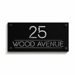 Personalised Modern House Number Sign 3D Laser Cut Door Number Personalised Modern House Number Sign 3D Laser Cut Door Number