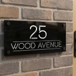 Personalised Modern House Number Sign 3D Laser Cut Door Number Personalised Modern House Number Sign 3D Laser Cut Door Number