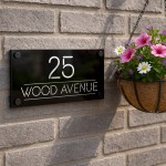 Personalised Modern House Number Sign 3D Laser Cut Door Number Personalised Modern House Number Sign 3D Laser Cut Door Number