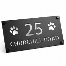 Personalised House Sign Door Number Plaque Sign For Outside