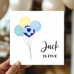 5th Birthday Card For Son Grandson Nephew Brother Personalised