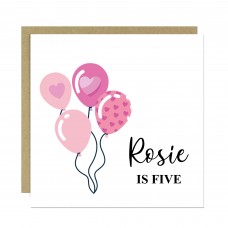 5th Birthday Card For Daughter Granddaughter Niece Sister Kids