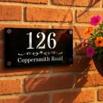 Personalised Door Number Plaque Contemporary House Name Address Personalised Door Number Plaque Contemporary House Name Address