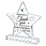 BIG Thank You Gifts For Him Her Star Plaque Coworker Going Away