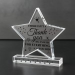 BIG Thank You Gifts For Him Her Star Plaque Coworker Going Away