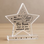 Thank You Gifts For Colleague Star Plaque Coworker Going Away