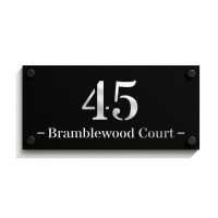 House Number Personalised Plaque Laser Cut 3D Door Signs