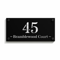House Number Personalised Plaque Laser Cut 3D Door Signs