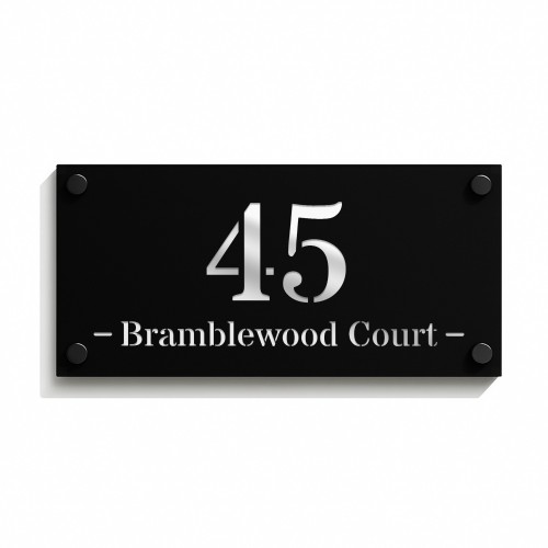 House Number Personalised Plaque Laser Cut 3D Door Signs House Number Personalised Plaque Laser Cut 3D Door Signs
