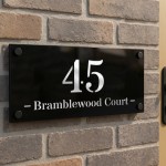 House Number Personalised Plaque Laser Cut 3D Door Signs House Number Personalised Plaque Laser Cut 3D Door Signs